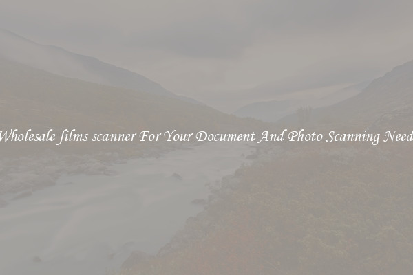 Wholesale films scanner For Your Document And Photo Scanning Needs