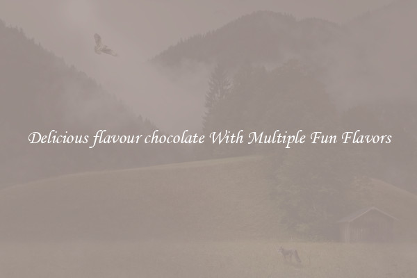 Delicious flavour chocolate With Multiple Fun Flavors