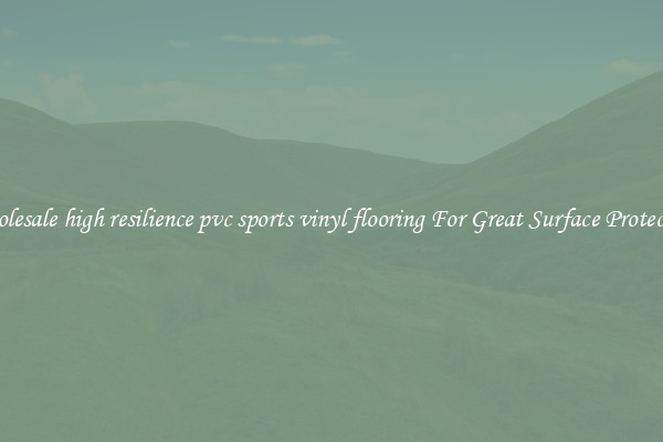 Wholesale high resilience pvc sports vinyl flooring For Great Surface Protection