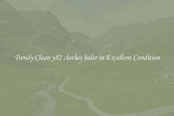 Trendy Clean y82 clothes baler in Excellent Condition