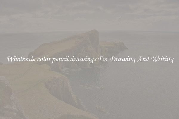 Wholesale color pencil drawings For Drawing And Writing