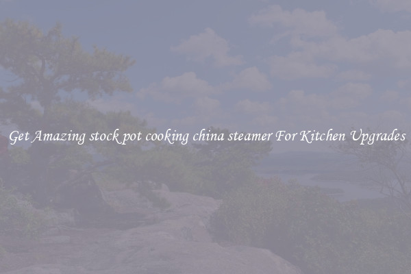 Get Amazing stock pot cooking china steamer For Kitchen Upgrades