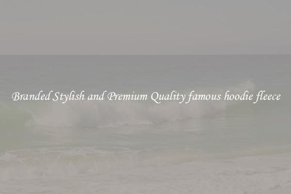 Branded Stylish and Premium Quality famous hoodie fleece
